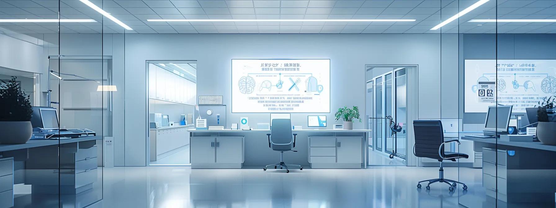 a modern medical office setting
