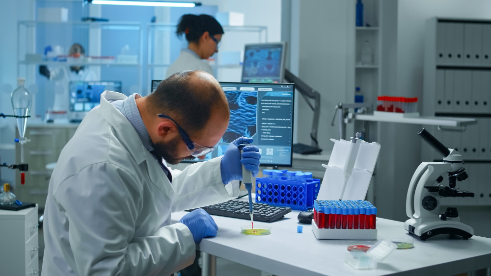 Professional clinical laboratory for healthcare worker antibody titer testing
